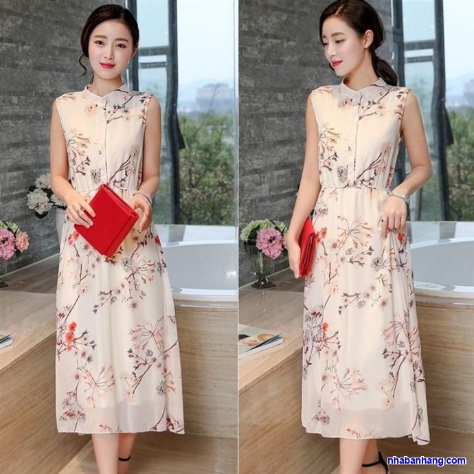 Đầm Voan Dáng Dài - New Thoi Trang mua Online giá tốt - NhaBanHang.com