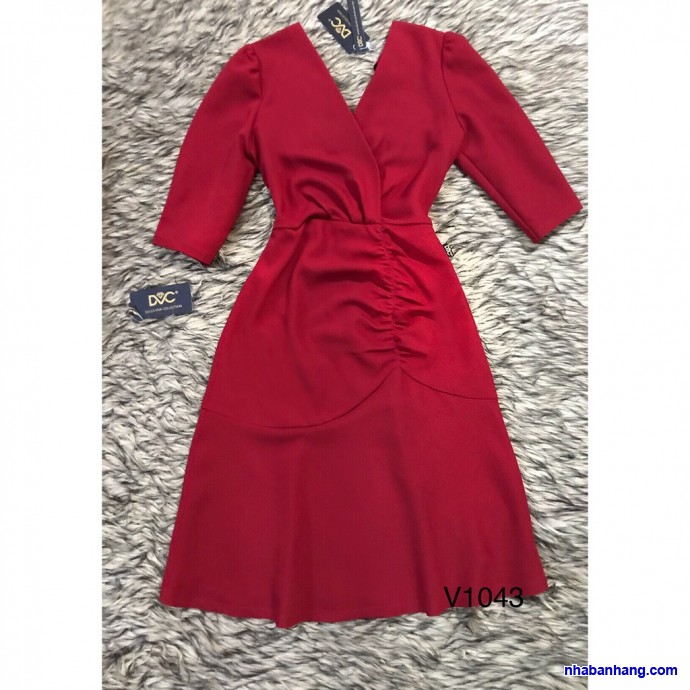 Váy Suông Đỏ Chun Eo V1043 - Đẹp Shop Dvc (Kèm Ảnh Thật Trải Sàn ...